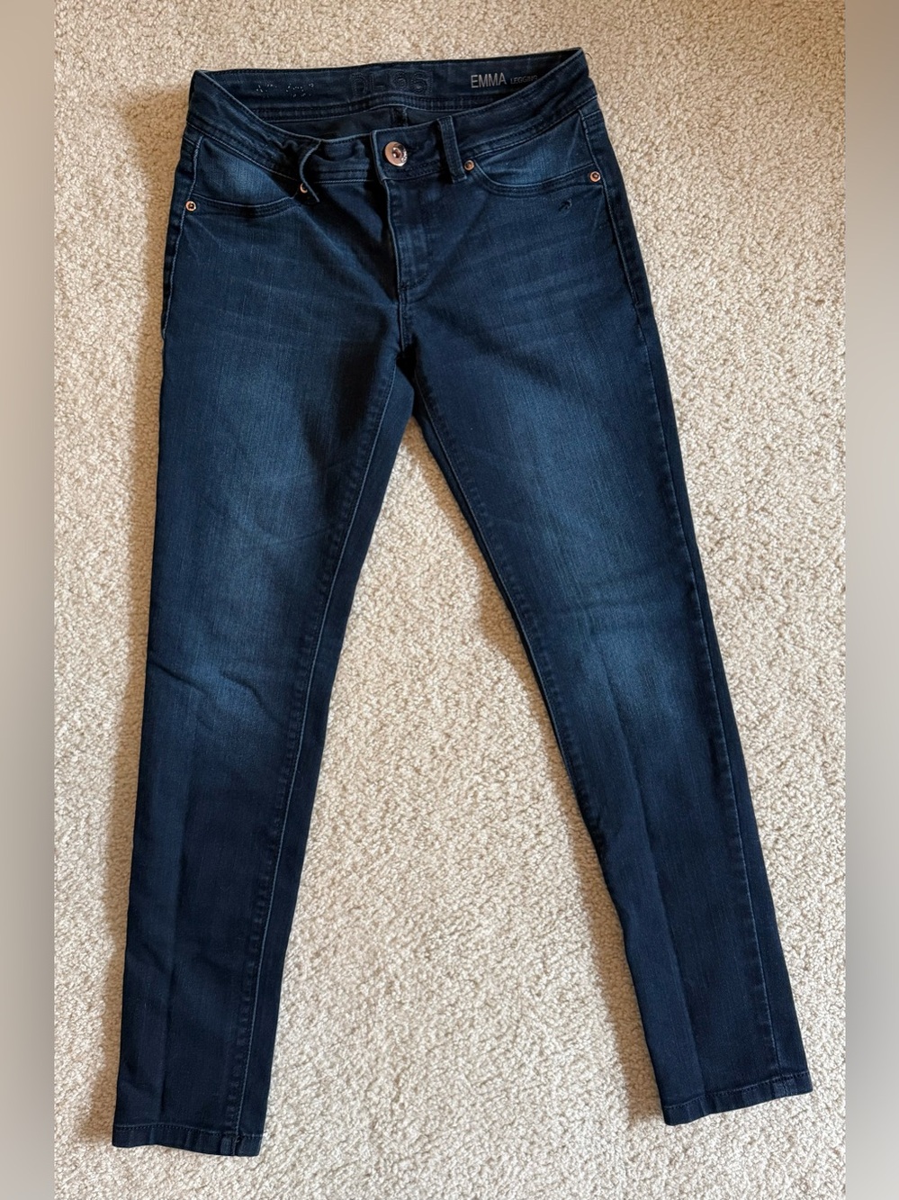 DL1961 Women's Skinny Jeans in Dark Blue